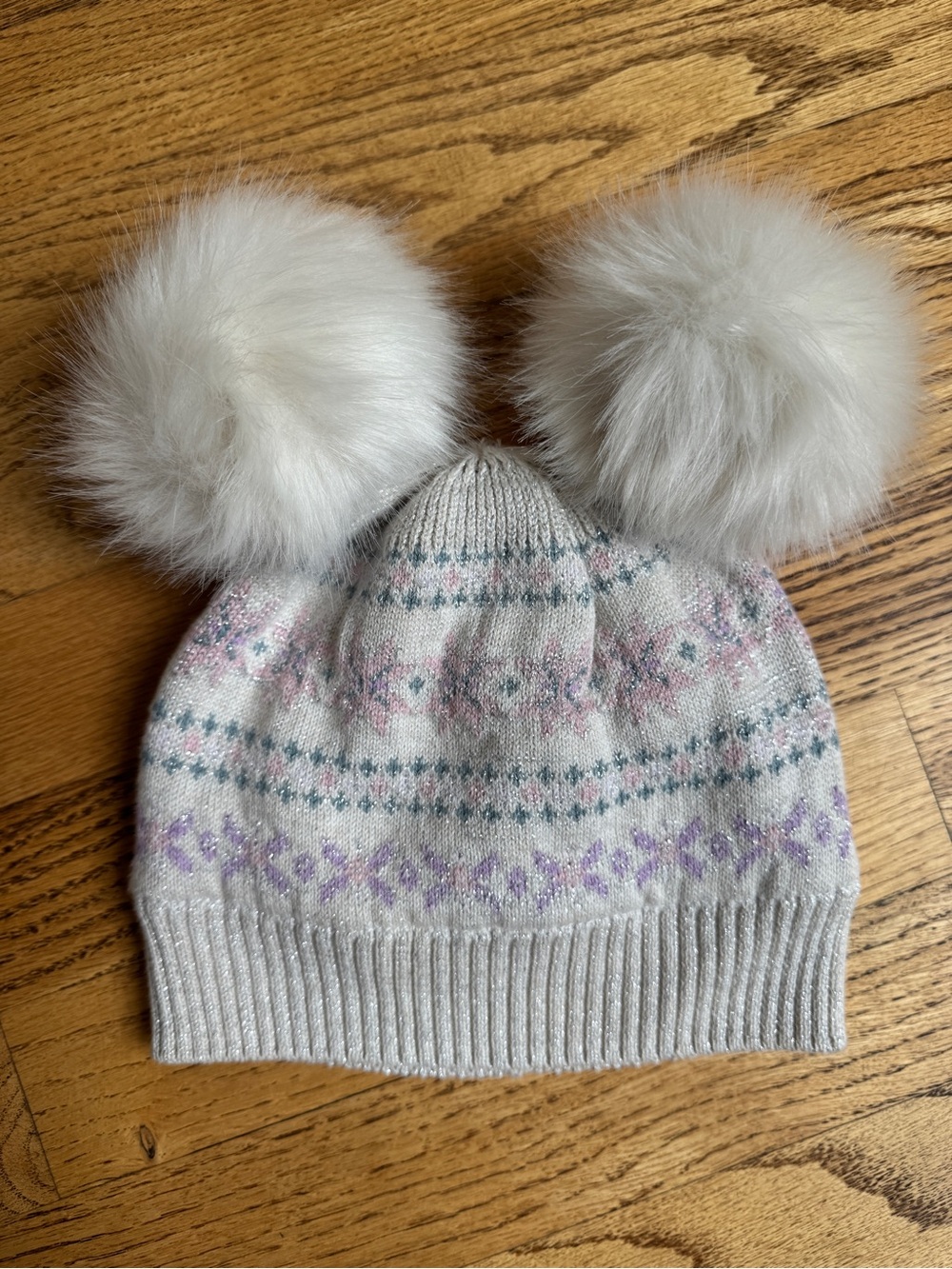 Baby Gap Beanie Pompom Winter Hat S/M 2-3 Years